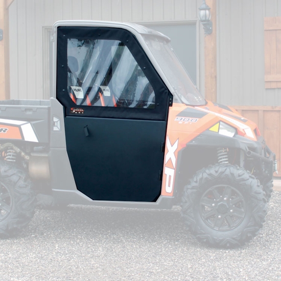 ShockPros Convertible Full, Half Hinged Doors - 2013-19 Full Size Polaris Ranger w/ Pro-Fit Cage