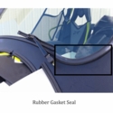 EMP D.O.T Rated Safety Glass Full Front Windshield w/ Hand Wiper - Can Am Maverick