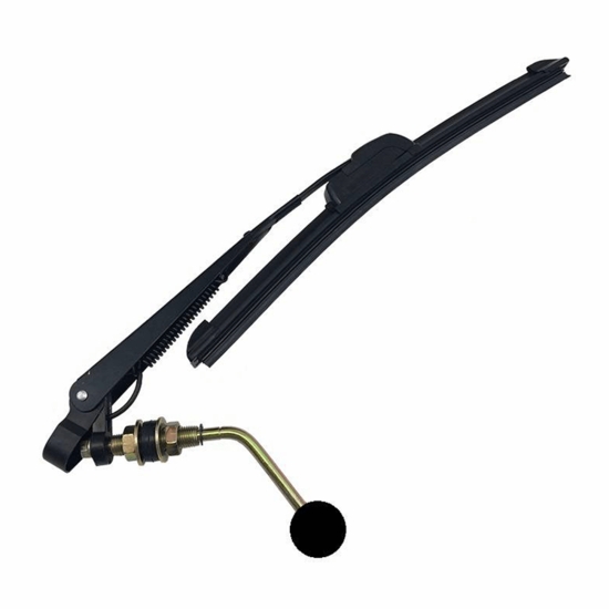 EMP D.O.T Rated Safety Glass Full Front Windshield w/ Hand Wiper - Can Am Maverick - alt image 5