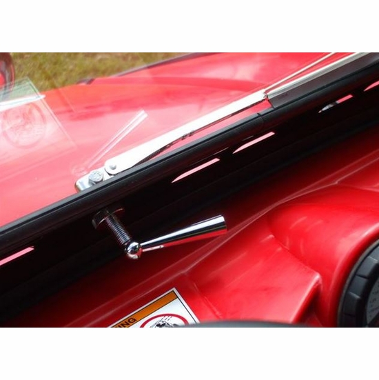 EMP Safety Glass Full Front Windshield w/ Wiper - Polaris RZR 570, 800, S 800, XP 900 - alt image 2