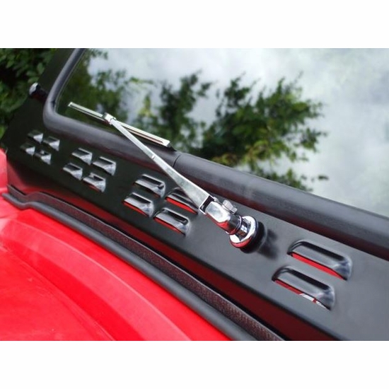 EMP Safety Glass Full Front Windshield w/ Wiper - Polaris RZR 570, 800, S 800, XP 900 - alt image 3