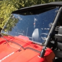 EMP D.O.T. Rated Hard Coated Full Front Windshield - Yamaha Viking