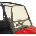 Direction 2 Hard Coated Full Tilting Front Windshield - 2010-14 Mid Size Polaris Ranger 400, 500, 570, 800, EV