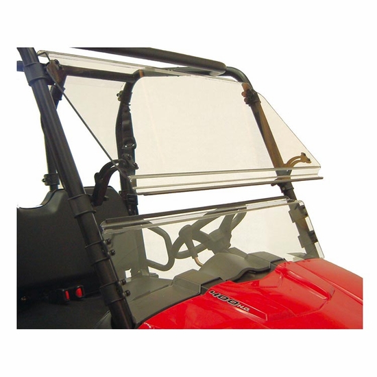 Direction 2 Hard Coated Full Tilting Front Windshield - 2010-14 Mid Size Polaris Ranger 400, 500, 570, 800, EV