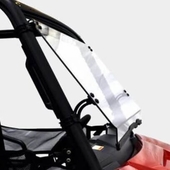 Direction 2 Hard Coated Full Tilting Front Windshield - 2015-25 Mid Size Polaris Ranger 500, 570, ETX, EV