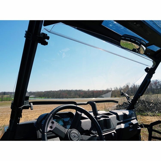Direction 2 Hard Coated Full Tilting Front Windshield - 2018-25 Full Size Polaris Ranger w/ Pro-Fit Cage - alt image 6
