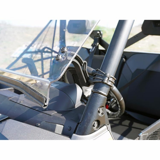 Direction 2 Hard Coated Full Tilting Front Windshield - 2018-25 Full Size Polaris Ranger w/ Pro-Fit Cage - alt image 7