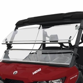 Direction 2 Hard Coated Full Tilting Front Windshield - Can Am Defender