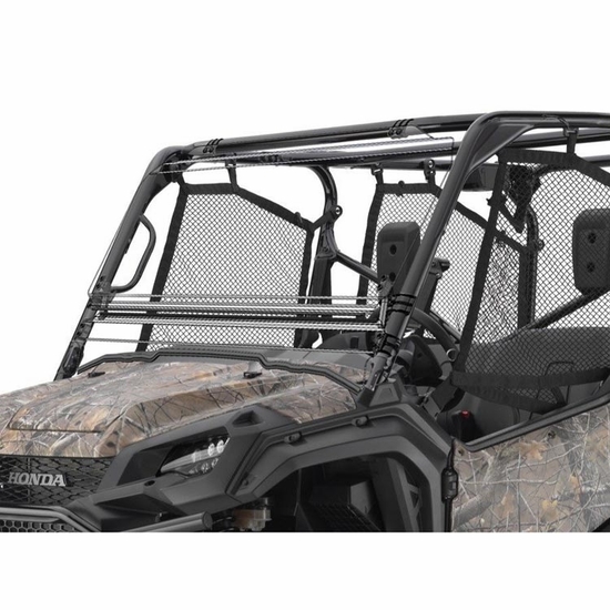 Direction 2 Hard Coated Full Tilting Front Windshield - Honda Pioneer 1000