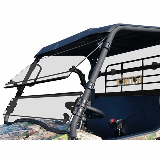 Direction 2 Hard Coated Full Tilting Front Windshield - Kawasaki Mule Pro-MX - alt image 0