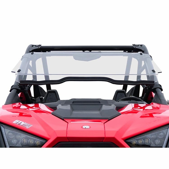 Direction 2 Hard Coated Full Tilting Front Windshield - Polaris RZR PRO XP, Turbo R - alt image 0