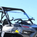 Direction 2 Hard Coated Full Tilting Front Windshield - Polaris RZR XP Turbo S