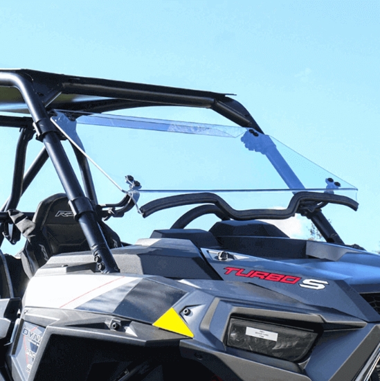 Direction 2 Hard Coated Full Tilting Front Windshield - Polaris RZR XP Turbo S - alt image 1