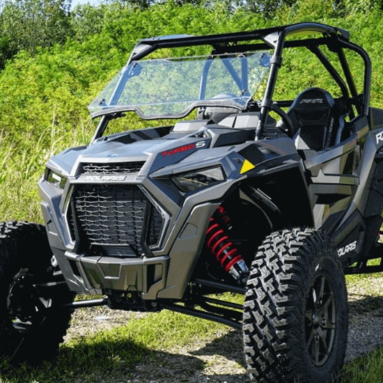 Direction 2 Hard Coated Full Tilting Front Windshield - Polaris RZR XP Turbo S - alt image 2