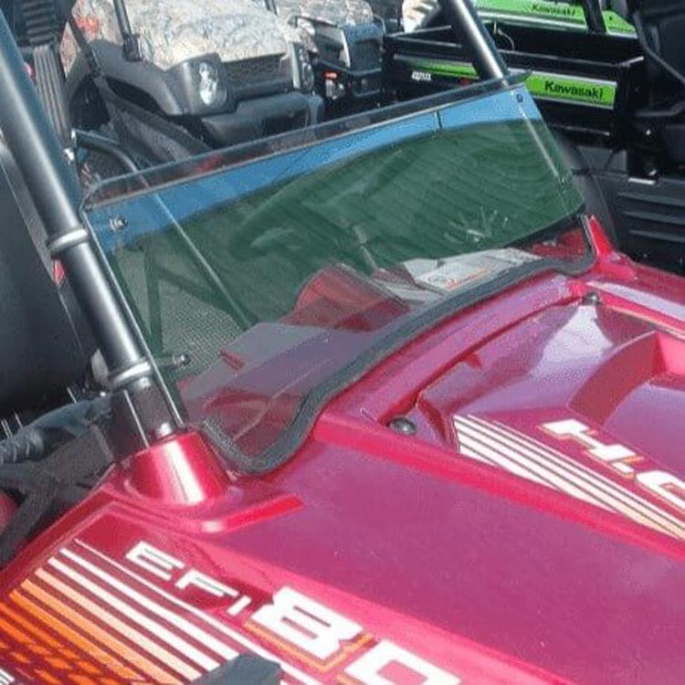 Polaris RZR 800 Dot Weld Tinted 10" Half Windshield Side By Side Stuff