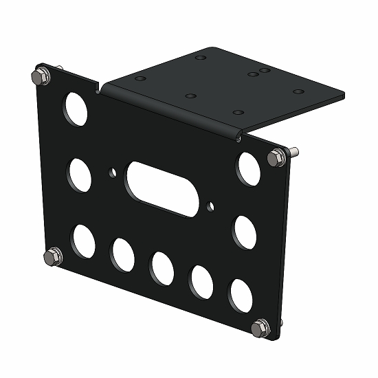 Eagle Plow Winch Mount - 2008-09 Arctic Cat 366