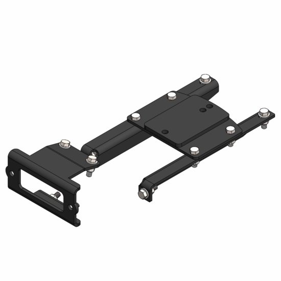 Eagle Plow Winch Mount - 2008-18 Polaris RZR 570, 800