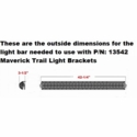 EMP 40 Inch LED Light Bar Bracket Set - Can Am Commander, Maverick Trail, Sport