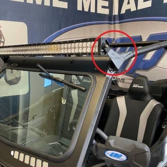 Kawasaki Teryx KRX 1000 Light Bar Brackets Side by Side Stuff