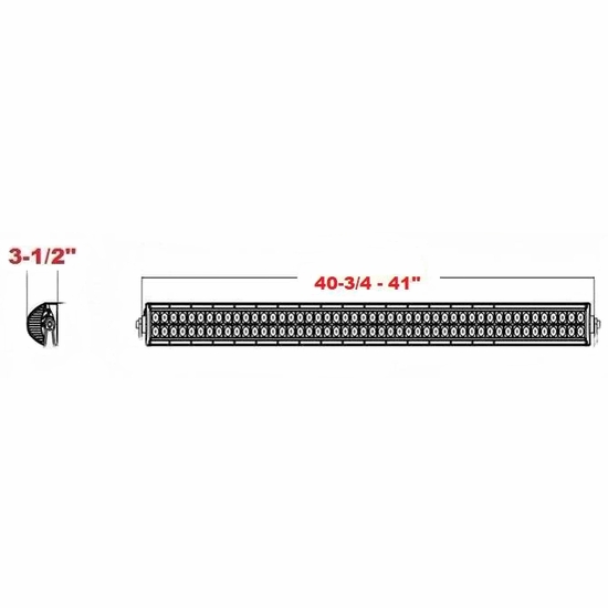 EMP 40 Inch Light Bar Bracket Set - 2021-24 Yamaha Wolverine RMAX 1000, X2, X4 - alt image 2