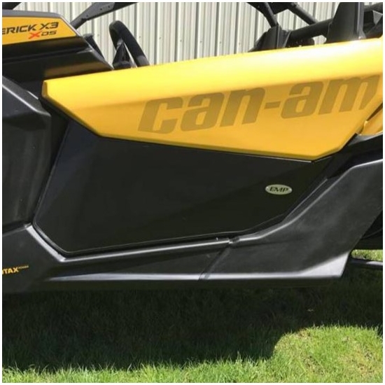 EMP Aluminum Lower Door Inserts - Can Am Maverick X3