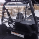 EMP Cab Back, Dust Stopper - 2014-15 Polaris ACE