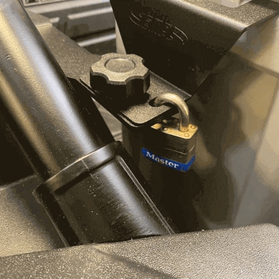 EMP Cooler Mounting Bracket Kit for Ozark 26 Quart Cooler - 2014-24 Polaris RZR XP 1000, XP Turbo, XP Turbo S - alt image 6