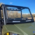 EMP D.O.T Rated Safety Glass Full Front Windshield w/ Hand Wiper - 2016-24 Mid Size Polaris Ranger 500, 570