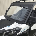 EMP D.O.T Rated Safety Glass Full Front Windshield w/ Hand Wiper - Can Am Commander, Maverick Trail, Sport