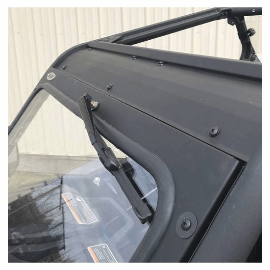 EMP D.O.T Rated Safety Glass Full Front Windshield w/ Hand Wiper - Can Am Commander, Maverick Trail, Sport - alt image 2