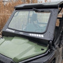 EMP D.O.T Rated Safety Glass Full Front Windshield w/ Hand Wiper - Honda Pioneer 500, 520