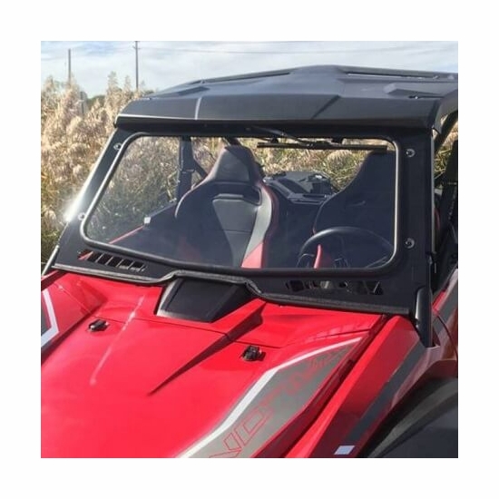 EMP D.O.T Rated Safety Glass Full Front Windshield w/ Hand Wiper - Honda Talon 1000