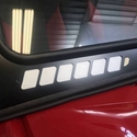 EMP D.O.T Rated Safety Glass Full Front Windshield w/ Hand Wiper - Honda Talon 1000