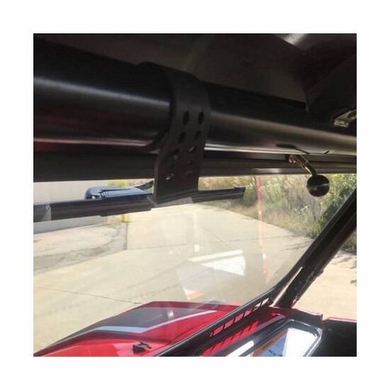 EMP D.O.T Rated Safety Glass Full Front Windshield w/ Hand Wiper - Honda Talon 1000 - alt image 3