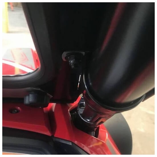 EMP D.O.T Rated Safety Glass Full Front Windshield w/ Hand Wiper - Honda Talon 1000 - alt image 4
