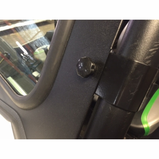 EMP D.O.T Rated Safety Glass Full Front Windshield w/ Hand Wiper - Kawasaki Teryx4, Teryx 800 - alt image 3