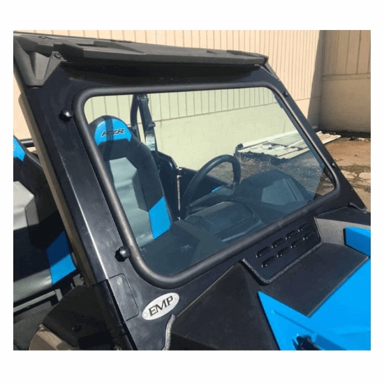 EMP D.O.T Rated Safety Glass Full Front Windshield w/ Optional Wiper - 2019-23 Polaris RZR XP 1000, XP Turbo, Trail
