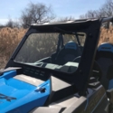 EMP D.O.T Rated Safety Glass Full Front Windshield w/ Optional Wiper - 2019-23 Polaris RZR XP 1000, XP Turbo, Trail