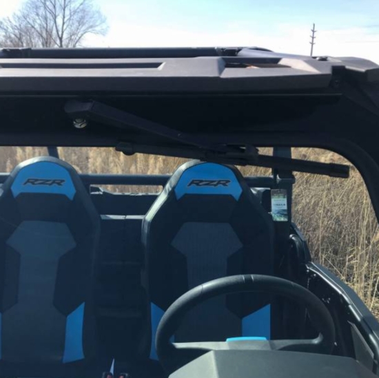 EMP D.O.T Rated Safety Glass Full Front Windshield w/ Optional Wiper - 2019-23 Polaris RZR XP 1000, XP Turbo, Trail - alt image 2