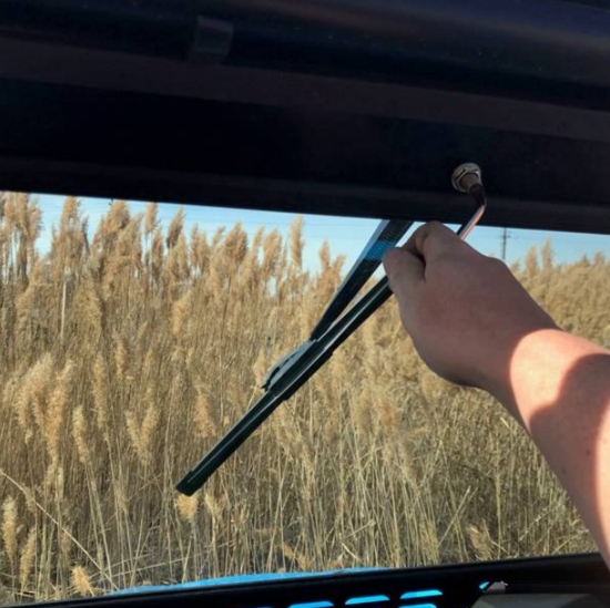 EMP D.O.T Rated Safety Glass Full Front Windshield w/ Optional Wiper - 2019-23 Polaris RZR XP 1000, XP Turbo, Trail - alt image 4