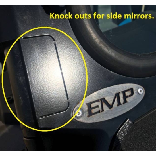 EMP D.O.T Rated Safety Glass Full Front Windshield w/ Optional Wiper - 2019-23 Polaris RZR XP 1000, XP Turbo, Trail - alt image 6