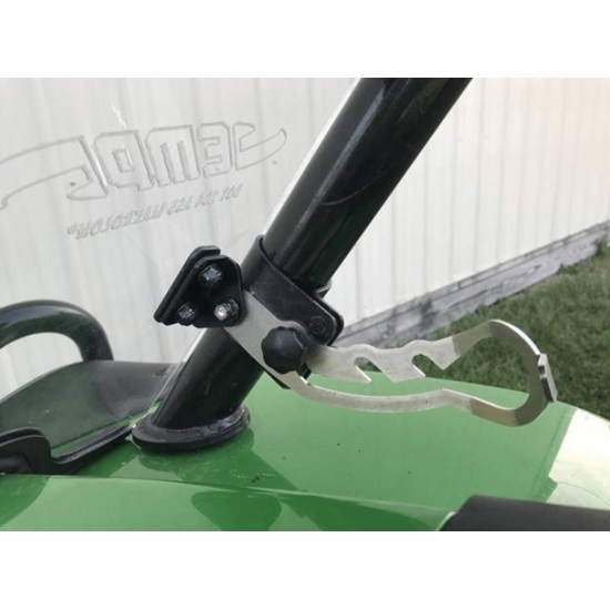 EMP D.O.T Rated Safety Glass Full Front Windshield w/ Hand Wiper - 2011-21 John Deere Gator HPX, XUV 620i, 625i, 825i, 8 - alt image 4