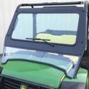 EMP D.O.T Rated Safety Glass Full Front Windshield w/ Hand Wiper - 2011-21 John Deere Gator HPX, XUV 620i, 625i, 825i, 8