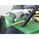 EMP D.O.T Rated Safety Glass Full Front Windshield w/ Hand Wiper - 2011-21 John Deere Gator HPX, XUV 620i, 625i, 825i, 8