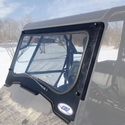 EMP D.O.T Rated Safety Glass Full Front Windshield w/ Hand Wiper - Honda Pioneer 700