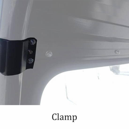 EMP D.O.T Rated Safety Glass Full Front Windshield w/ Hand Wiper - Honda Pioneer 700 - alt image 2