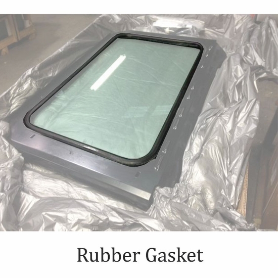 EMP D.O.T Rated Safety Glass Full Front Windshield w/ Hand Wiper - Honda Pioneer 700 - alt image 4