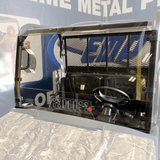 EMP D.O.T. Rated Vented Hard Coated Full Front Windshield - Kubota RTV X900, X1120, X1140, XG850 Sidekick - alt image 2