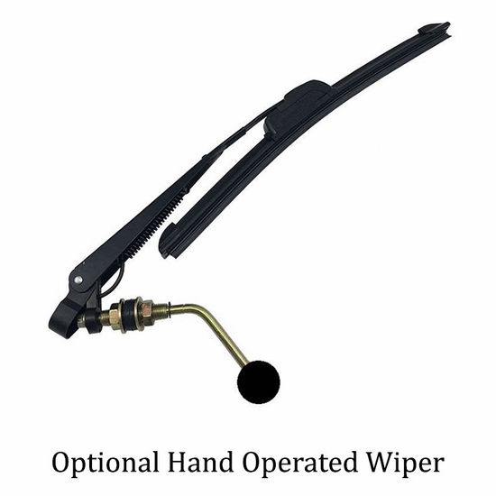 EMP D.O.T. Rated Vented Hard Coated Full Front Windshield - Kubota RTV X900, X1120, X1140, XG850 Sidekick - alt image 6