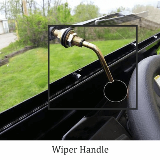 EMP D.O.T. Rated Vented Hard Coated Full Front Windshield - Kubota RTV X900, X1120, X1140, XG850 Sidekick - alt image 7